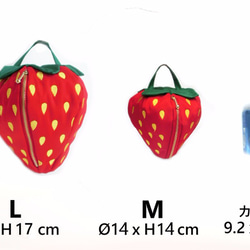 草莓袋[M]紅色★定做★ 第4張的照片