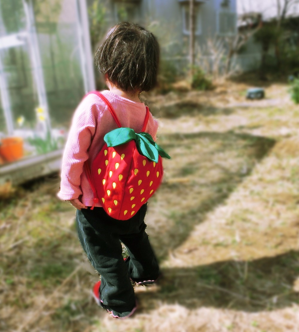 いちごリュック【Baby】赤 ★受注制作★