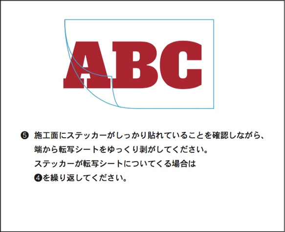 ※CHECK！ステッカーの貼り方 4枚目の画像