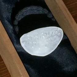 ガラスの粉のミモザヘアゴム 5枚目の画像