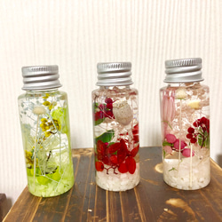 ハーバリウム ミニボトル3本セット❤︎ ハーバリウム・植物標本