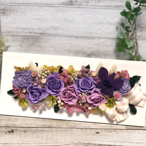 壁にも掛けれる♡フレームアレンジ 横長30㎝ 『クリアケース入り