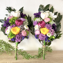 プリザーブドフラワー仏花 特大（お持ちの花筒に挿すタイプ