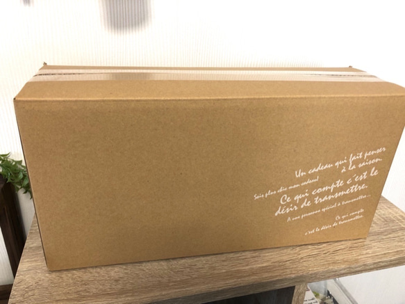 プリザーブドフラワー 　「クリアケース入り」送料無料　ホワイトフレーム　ロング　40㎝ 8枚目の画像