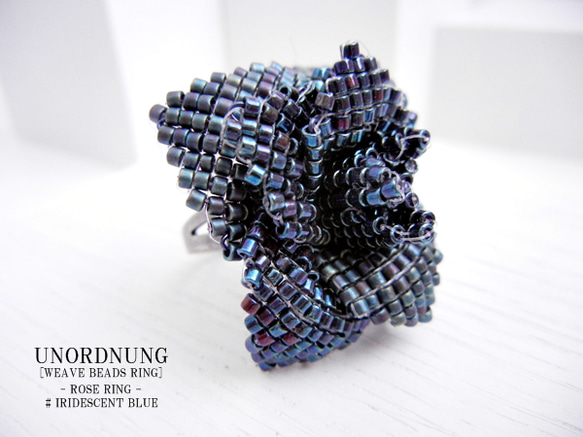 ROSE RING # IRIDESCENT BLUE 1枚目の画像