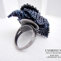 ROSE RING # IRIDESCENT BLUE 4枚目の画像