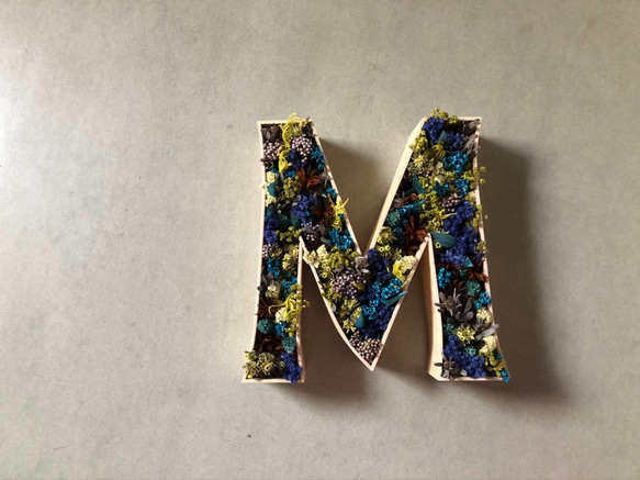 BOTANICAL LETTER SIGN / SMALL / M　ボタニカルレターサイン M 4枚目の画像