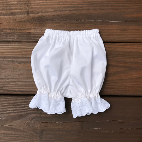 たんぽぽレースのカボチャパンツ size80 子供服 ribbon works たんぽぽレースのカボチャパンツ size80 子供服 ribbon works