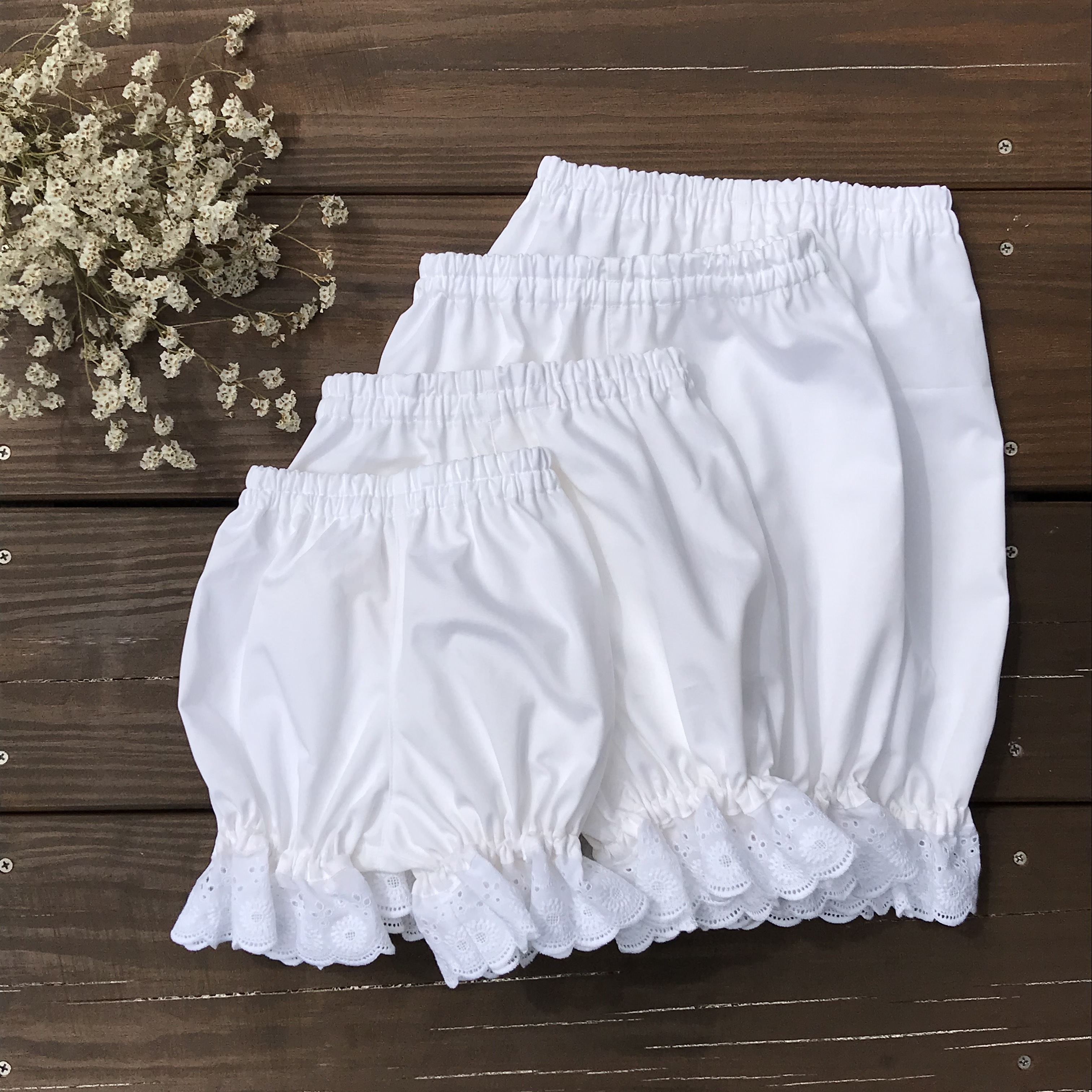たんぽぽレースのカボチャパンツ size120 子供服 ribbon works
