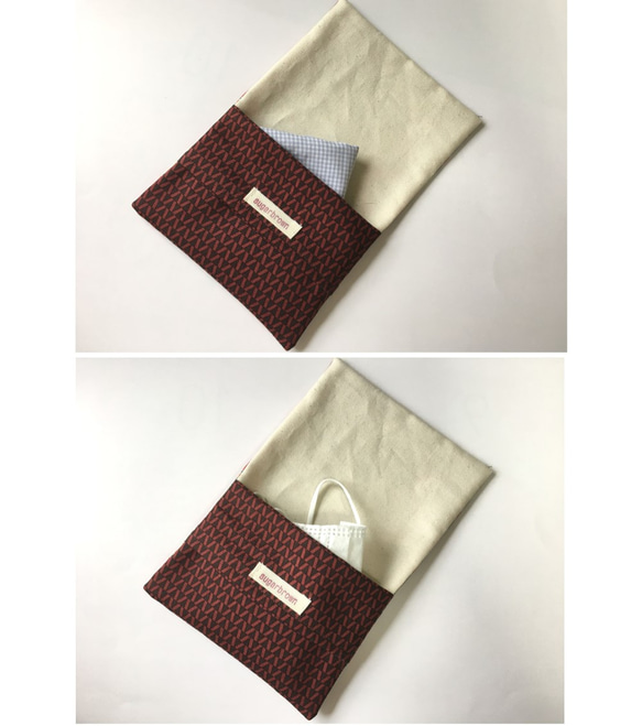 [免運費]口袋紙巾，面膜盒花朵圖案 第2張的照片