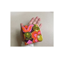 [免費送貨]硬幣袋L形迷你拉鍊袋粉色，橙色和鳥形 第7張的照片