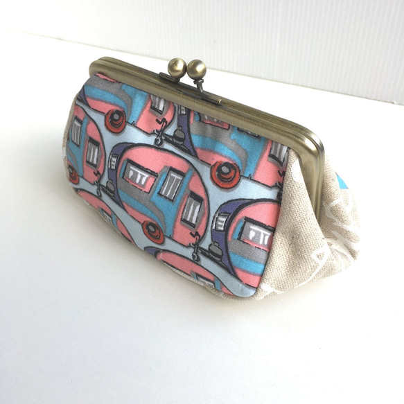 [免運費] Gamaguchi Pouch 粉色拖車 第2張的照片