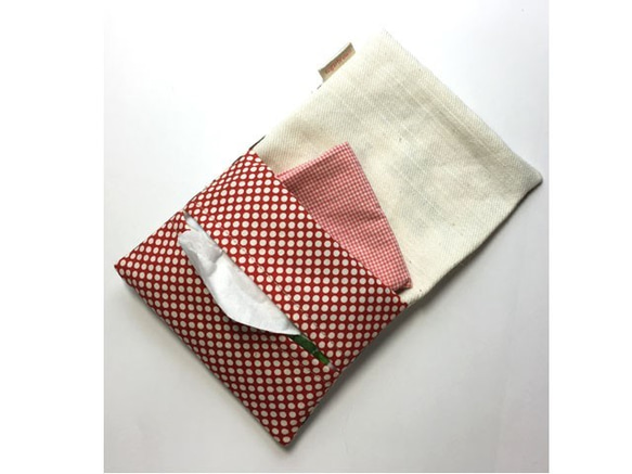 [免費送貨]口袋紙巾，面膜盒鄉村花卉圖案 第2張的照片