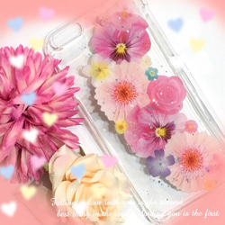 Android全機種対応iPhoneケースも♪夏の大人気デザイン涼しげ花冠