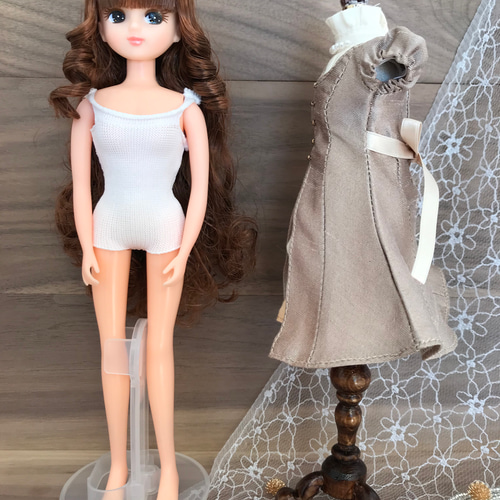 布張り トルソー 1/6ドール リカちゃんなどに。 立体・オブジェ