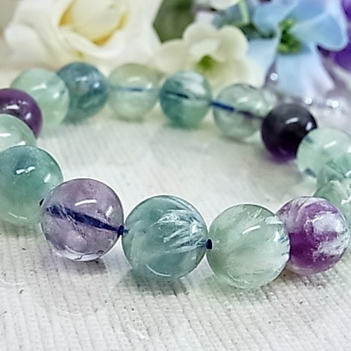 天然が織り成す芸術品 】高品質癒しのフェザーフローライトのペンダント