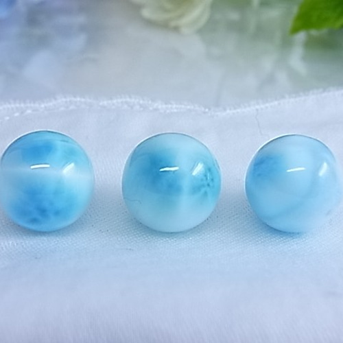 M様のお品】大粒12㎜ ラリマー 美しい 魅力的 天然石