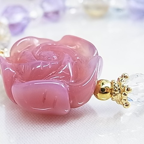 お値下げ】一点もの 薔薇ブレスレット リースみたいな お洒落アクセ 
