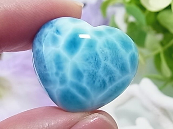 ☆今月のお得品【ラリマールース/幸せぷっくりハート】♡神秘な透明感 