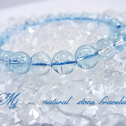 ☆クリアペリドット 7.5ミリ珠 ブレスレット(SA~SA+) ◇定額商品