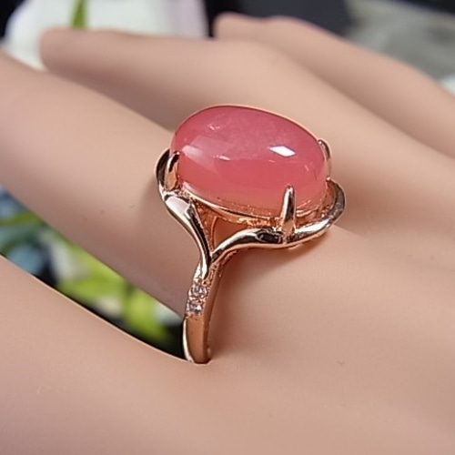 宝石質インカローズ＊一点もの】◇大人シックな美しいリング/指輪◇L70