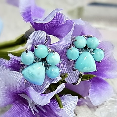 みーちゃん様♥️ラリマー＆アラシャン くま・ストロベリー大粒いちご天然石ブレス時計 みーちゃん様♥️ラリマー＆アラシャン くま・ストロベリー大粒