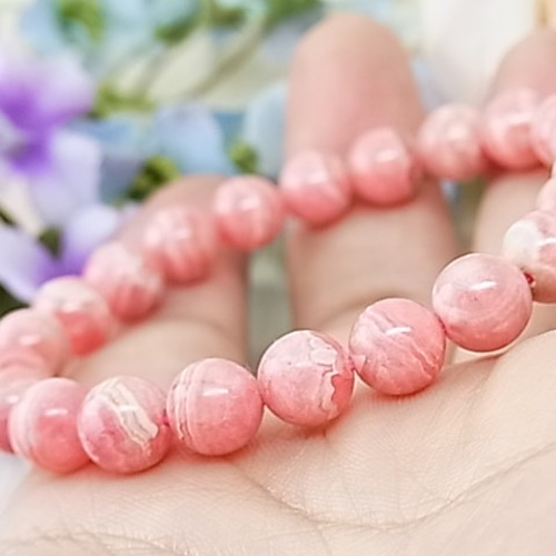 インカローズ アルゼンチン産 8㎜】花石 美ブレス Y93 薔薇色の人生