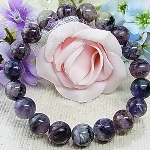 Amazon | [ゆの美] チャロアイト ブレスレット Charoite Bracele