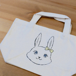 SALE! Lunch tote bag - usagi 2枚目の画像