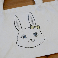 SALE! Lunch tote bag - usagi 3枚目の画像