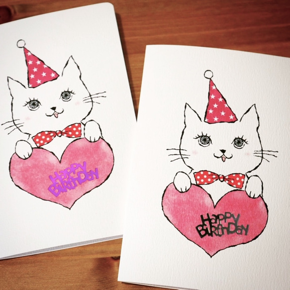 生日卡PARTY CAT  -  2PC SET  - 第1張的照片