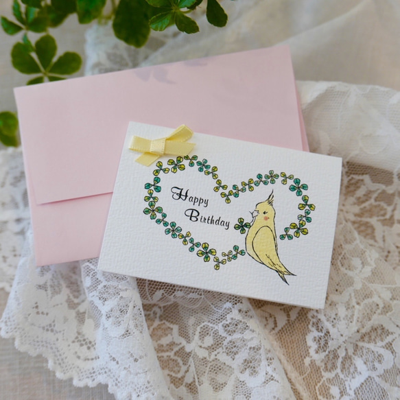 PARAKEET MINI CARD - インコ  3PC SET- 2枚目の画像