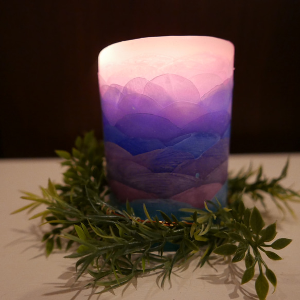uroco candle for christmas - green~ 4枚目の画像