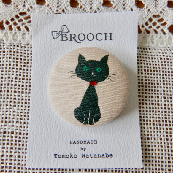 BROOCH Kuroneko先生蝴蝶領帶 第2張的照片