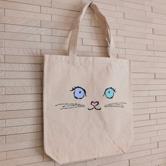 tote bag - odd-eyes cat 2枚目の画像