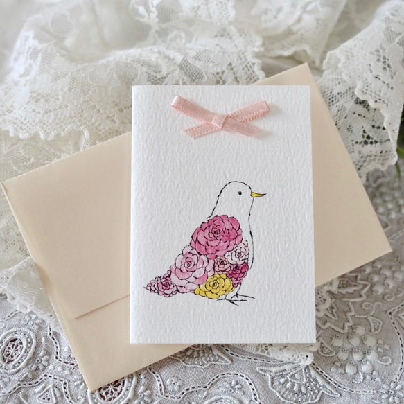 MINI CARD -  ROSE DOVE PINK  3PC SET- 1枚目の画像