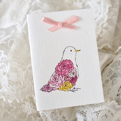 MINI CARD -  ROSE DOVE PINK  3PC SET- 2枚目の画像