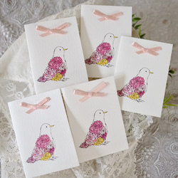 MINI CARD -  ROSE DOVE PINK  3PC SET- 3枚目の画像