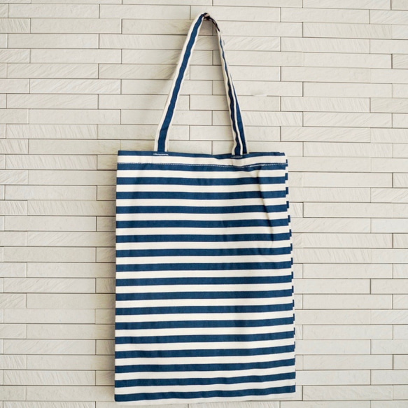 SALE! STRIPE TOTE BAG -RIBBONS- 4枚目の画像