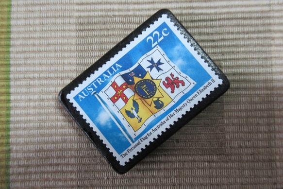 オーストラリア　切手ブローチ6445 2枚目の画像