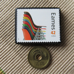 アメリカ　切手ブローチ 6453 3枚目の画像