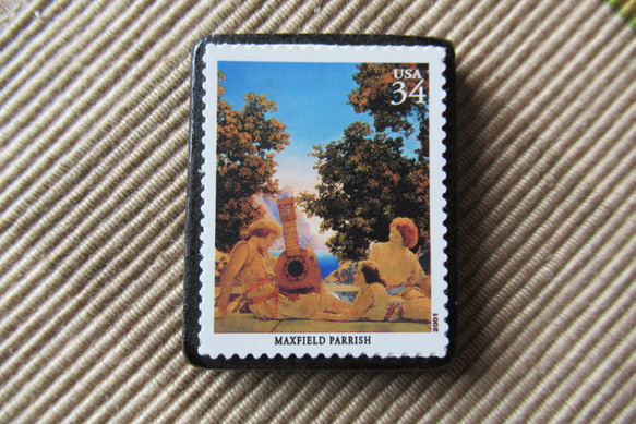 アメリカ　イラスト切手ブローチ 6467 1枚目の画像