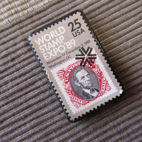 アメリカ 切手ブローチ 7369 ブローチ Yukio TANZAWA 通販 11720769