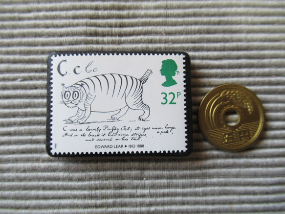 イギリス1988年　童話切手ブローチ 7686 3枚目の画像