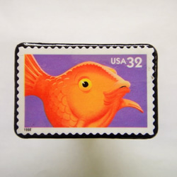 アメリカ　1998年切手ブローチ 133 1枚目の画像