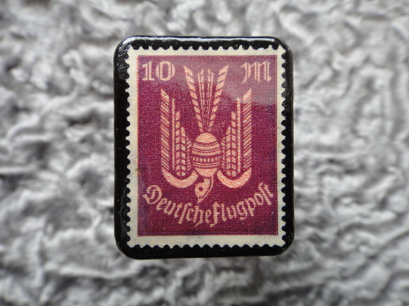 ドイツ　1922～3年　切手ブローチ712 1枚目の画像