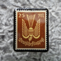 ドイツ　1922～3年　切手ブローチ719 1枚目の画像