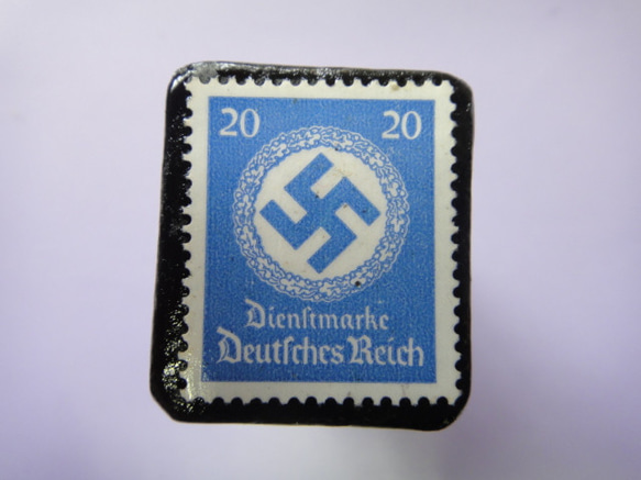 ドイツ　1934年　切手ブローチ728 1枚目の画像
