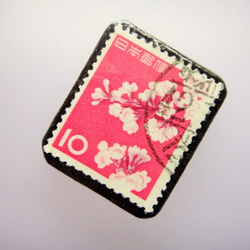 日本櫻花郵票胸針863 第2張的照片