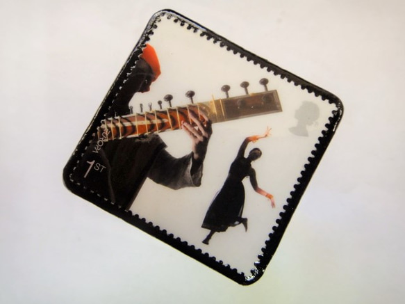 英國音樂家郵票胸針905 第2張的照片